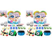 Lovin Create Your Own Squishy Monsters - Air Dry Clay Kit with 18 Modelling Clay Sticks, 3 Sponge Bases, 1 Modelling Tool - Play Dough Arts and Crafts for Kids Age 3 Years Plus (Pack of 2)