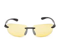 "Lovin Maui" Bifocal Sunglasses - Lightweight Unisex Reading Sunglasses (Black/Night Driving Lens, 2.0)