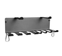 Lovind Resistance Bands Rack Wall Mount Home Gym Equipment Storage Rack for Resistance Bands, Jump Ropes, Yoga Mat, Foam Roller, Chains, 16.5", Black