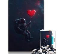 Loving Astronaut 1000 Piece Jigsaw Puzzles for Adults Gifts,Help The Brain Exercise Addictive Toys to Cultivate Patience Great Gift 50x75cm