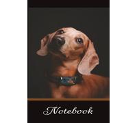 Loving Dachshund Notebook: Beautiful Tan Dachshund Portrait Showing Loyal Dog Love | Writing Notebook for Dachshund Lovers | 6x9 College Ruled Lined Journal | 120 Pages