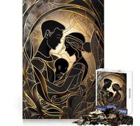 Loving Family Embrace 1000 Piece Jigsaws for Teenagers Puzzle Creative Play Fine Thick Real Challenge (38x52cm)