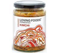 Loving Foods *Organic & Made in the UK* Kimchi (475g) Raw, Unpasteurised & Bursting with Beneficial Live Bacteria (1 x Jar)