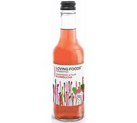 Loving Foods *Organic & Made in the UK* Raspberry & Tulsi Kombucha (330ml) Raw, Unpasteurised & Bursting with Beneficial Live Bacteria (12 x Bottles)