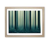 Loving Forest Framed Wall Art Print A2 Oak | Ready to Hang, Premium Gi Paper, Fade-Resistant Inks, Securely Packaged, UK Made