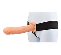 Loving Joy 8 Inch Hollow Strap On Vanilla