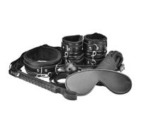 Loving Joy Beginner's Bondage Kit Black (8 Piece)