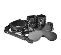 Loving Joy Beginner's Bondage Kit Black (8 Piece)