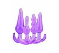 Loving Joy Butt Plug Kit (4 Pack) in Purple Loving Joy Purple