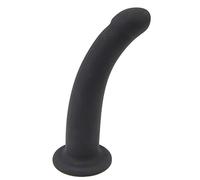 Loving Joy Curved 5 Inch Silicone Dildo with Suction Cup