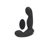 Loving Joy Men's Rev-Pro 10 Function Remote Prostate Massager in Black Loving Joy Black