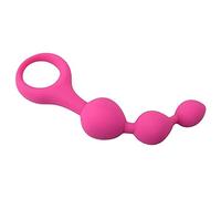 Loving Joy Triple Ripple Anal Beads-Pink