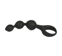 Loving Joy Triple Ripple Silicone Anal Beads | Black or Purple