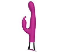 Loving Joy Vibrators Rabbit Vibrator, 10 Function Silicone G-spot Rabbit Vibrator, Vibrating Sex Toy for Women, Purple