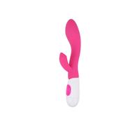 Loving Joy Women's Curved G-Spot Rabbit Vibrator in Pink Loving Joy Pink