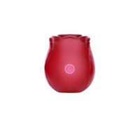 Loving Joy Women's Rose Toy Suction Vibrator in Red Loving Joy Red