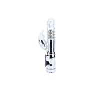 Loving Joy Women's Ultimate Plus Rabbit Vibrator in Silver Loving Joy Silver