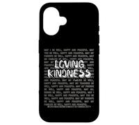 Loving Kindness Meditation Yoga Mindful Metta Wish Blessing Case for iPhone 16