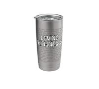 Loving Kindness Meditation Yoga Mindful Metta Wish Blessing Stainless Steel Insulated Tumbler