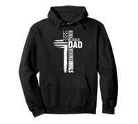 Loving King Blessed Dad Mentor Patient Strong Christian Dad Pullover Hoodie
