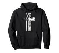 Loving King Blessed Dad Mentor Patient Strong Christian Dad Pullover Hoodie