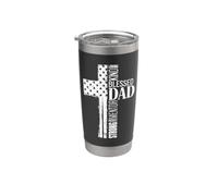 Loving King Blessed Dad Mentor Patient Strong Christian Dad Stainless Steel Insulated Tumbler