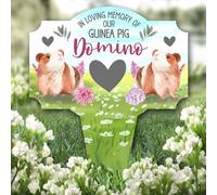 Loving Memory Our Guinea Pig Pet Remembrance Grave Garden Plaque Memorial Stake |Personalised In Loving Memory Remembrance Memorial Plaque Grave Decoration Marker Garden Ground Stake