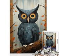 Loving Owl Funny Hard Jigsaw Puzzle for Adults 1000 Pieces Improve Attention Span And Focus Peaceful Relaxing Leisure Fun (38x26cm)
