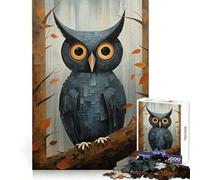 Loving Owl Funny Jigsaw Puzzles 1000 Pieces for Teenagers Memory Fit Firm Edge Home Play Wall Display (38x52cm)