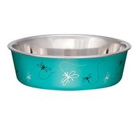 Loving Pets Bella Bowls Dragonfly Turquoise for Dogs - Medium