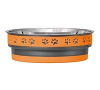 Loving Pets Corsa Pet Bowl for Dogs, Large, Inferno Orange