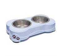 Loving Pets Dolce Diner Dog Bowl, Small, Murano Blue