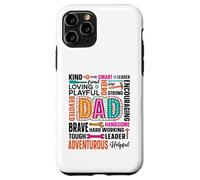 Loving Playful Strong Devoted Dad Brave Leader Case for iPhone 11 Pro