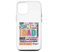 Loving Playful Strong Devoted Dad Brave Leader Case for iPhone 12/12 Pro