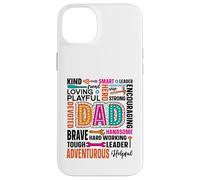 Loving Playful Strong Devoted Dad Brave Leader Case for iPhone 14 Plus