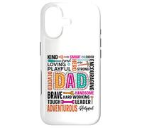 Loving Playful Strong Devoted Dad Brave Leader Case for iPhone 17