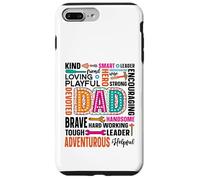 Loving Playful Strong Devoted Dad Brave Leader Case for iPhone 7 Plus/8 Plus