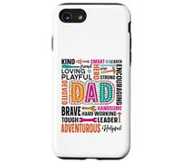 Loving Playful Strong Devoted Dad Brave Leader Case for iPhone SE (2020) / 7/8
