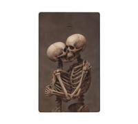 Loving Skeleton Couple Hugging Single Toggle Blank Wall Plate Light Switch Cover Decorative 1 Gang for Kitchen Room Bathroom Size 11.4x7cm