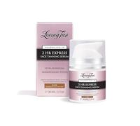 Loving Tan NEW 2 Hr Express Face Tanning Serum, Dark - Hydrating, Natural-Looking Glow Sunless Self Tanner, Dermatologist Tested, Lightweight, Naturally Derived DHA, Vegan & Cruelty-Free - 1 fl oz
