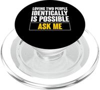 Loving Two People Identically Is Possible Ask Me PopSockets PopGrip for MagSafe