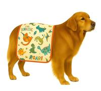 LovinPet Dog Anxiety Vest, Calming Belly Wrap for Dogs, Adjustable Anxiety Coat Jacket, Anti Lick Abdominal Cover, Pressure Wrap & Cone Alternative, Helps During Thunderstorms & Fireworks, Orange