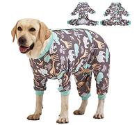LovinPet Dog Pajamas Large Size Dog, Hippos Zoo Cozy Dog Pajamas, Slim fit, Lightweight Pullover Pajamas/Full Coverage Dog pjs/Back Snap Button is only decoration /2XL