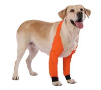 LovinPet Waterproof Front Leg Sleeves,Orange,3XL