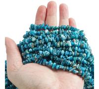 Lovionus89 150 CM Apatite Irregular Shaped Crystal and Healing Tumbled Chip Stone Beads for Jewelry Making