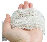 Lovionus89 150 CM Rock Quartz Irregular Shaped Crystal and Healing Tumbled Chip Stone Beads for Jewelry Making