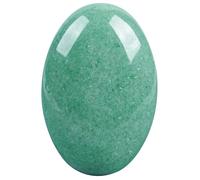 Lovionus89 Green Aventurine 60mm Crystal Palm Stone - Polished Semi-Precious Worry Stone for Anxiety Relief, Meditation, Stress, Healing Crystals