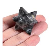 Lovionus89 Natural Labradorite Merkaba Crystal Protection Sacred Meditation Energy Generator Healing Chakra Six-pointed Star 1 Inch