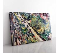 Lovis Corinth Among the Landscape Classic Painting Canvas Wall Art Print Ready to Hang, Framed Picture for Living Room Bedroom Home Office Décor, 60x40 cm (24x16 Inch)