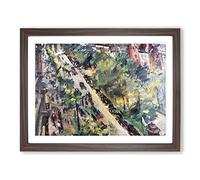 Lovis Corinth Among the Landscape Classic Painting Framed Print | A3 Walnut Framed Wall Art | Ready to Hang | Classic Historical Picture | Living Room Bedroom Lounge Office